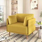 Poltrona Accent 39: Cuscini Morbidi, Braccioli Eleganti, Gambe in Legno - Accogliente per Soggiorno, Camera da Letto, Ufficio