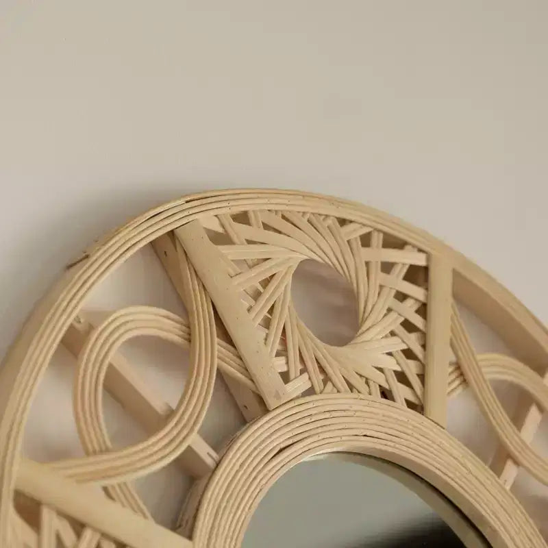 Specchio da Parete Rotondo Decorativo Moderno Design Elegante e Contemporaneo
