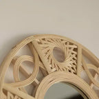 Specchio da Parete Rotondo Decorativo Moderno Design Elegante e Contemporaneo
