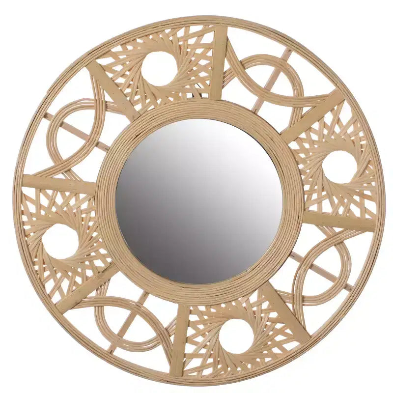 Specchio da Parete Rotondo Decorativo Moderno Design Elegante e Contemporaneo