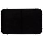 Specchio da parete Radius 24 x 38 nero con bordo arrotondato