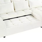 Divano Moderno Oversize a U 110 Divano Sezionale Versatile con Chaise Longue e Porte USB
