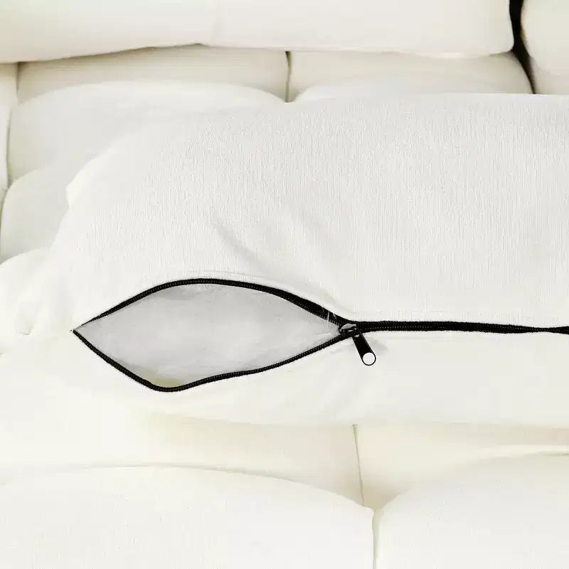 Divano Moderno Oversize a U 110 Divano Sezionale Versatile con Chaise Longue e Porte USB