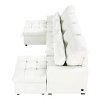 Divano Moderno Oversize a U 110 Divano Sezionale Versatile con Chaise Longue e Porte USB