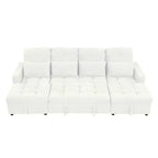 Divano Moderno Oversize a U 110 Divano Sezionale Versatile con Chaise Longue e Porte USB