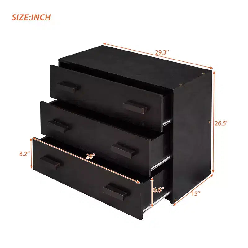 Letto a soppalco moderno, dimensioni singole, con mobiletto e mensola, 77.4L x 40.5W, Progettato per la vostra sicurezza