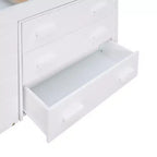 Letto a soppalco moderno, dimensioni singole, con mobiletto e mensola, 77.4L x 40.5W, Progettato per la vostra sicurezza