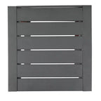 Tavolino d'appoggio Tavolino laterale moderno in alluminio alla moda con contenitore Grigio