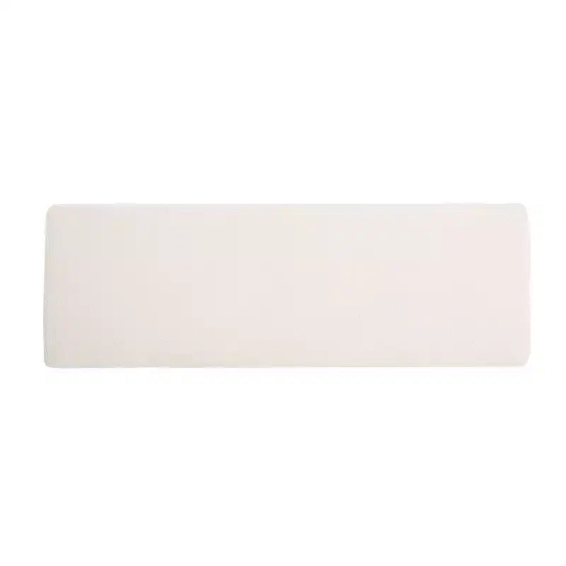 Contenitore panca moderna Linfield con rivestimento in tessuto Bouclé
