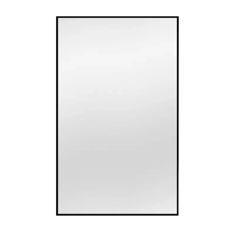 HomeRoots 51 Black Metal Framed Full Length Mirror