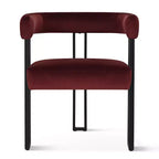 Set tavolo da pranzo allungabile da 47-83" per 8 persone, tavolo nero e 8 poltrone in velluto con eleganti gambe in metallo, ideale per riunioni