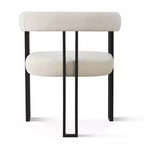 Set tavolo da pranzo allungabile da 47-83" per 8 persone, tavolo nero e 8 poltrone in velluto con eleganti gambe in metallo, ideale per riunioni