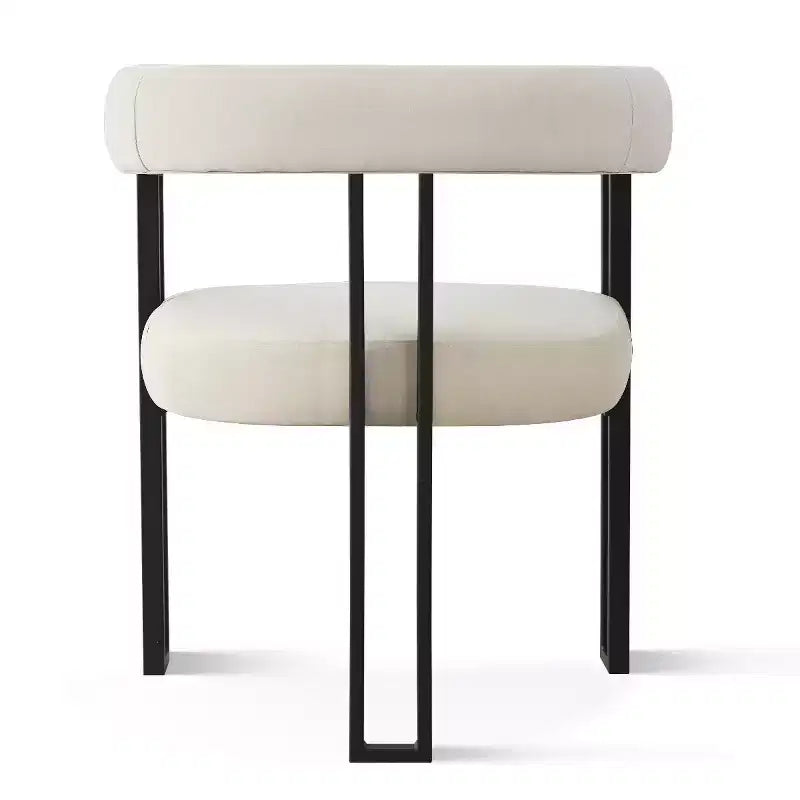 Set tavolo da pranzo allungabile da 47-83" per 8 persone, tavolo nero e 8 poltrone in velluto con eleganti gambe in metallo, ideale per riunioni