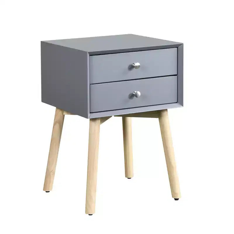 Comodino Elvion moderno a due cassetti