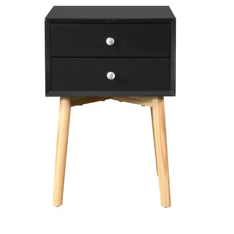 Comodino Elvion moderno a due cassetti