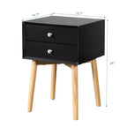 Comodino Elvion moderno a due cassetti
