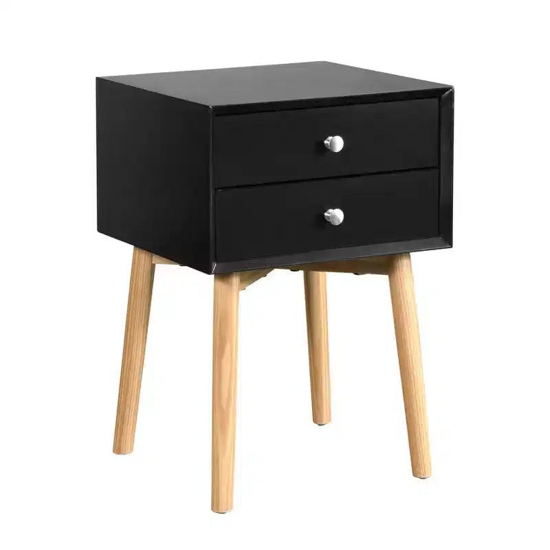 Comodino Elvion moderno a due cassetti