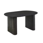 Tavolo da pranzo allungabile con piano in MDF e gambe in metallo, per sala da pranzo, ufficio o tavolino da caffè
