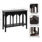 Consolle Ulla, 36x13x30, Nera