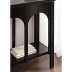 Consolle Ulla, 36x13x30, Nera