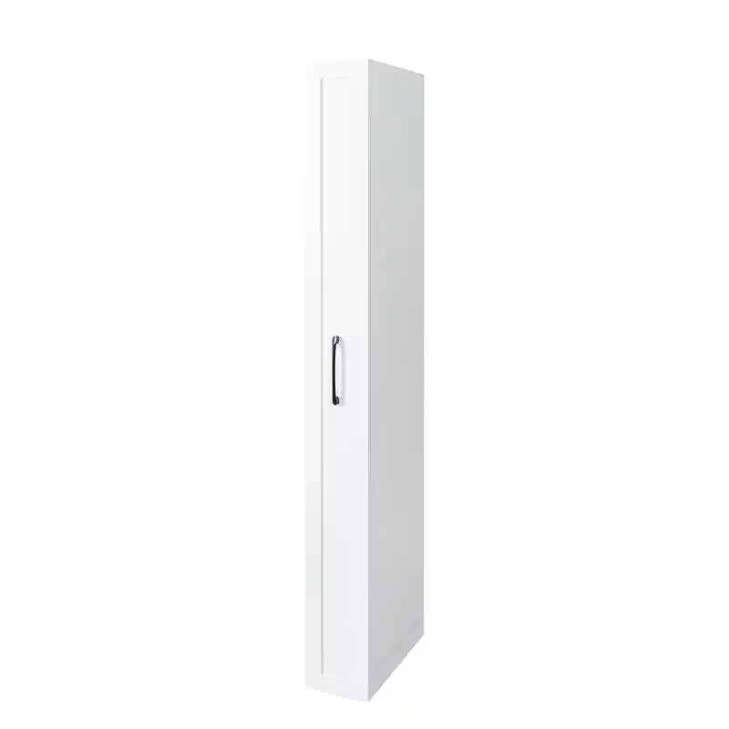 Scaffale portaoggetti estraibile multifunzionale a 7 livelli, 71 cm, scaffale aperto su un lato, organizer per cucina, soggiorno e spazi stretti, bianco