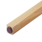 Set di 4 sedie moderne Maddox con schienale curvo in legno e seduta in tessuto grigio