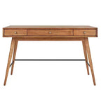 Foerster Wood 3-Drawer Writing Desk - iNSPIRE Q