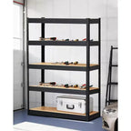 5-Tier Heavy Duty Metal Shelving Unit, Adjustable Garage Storage Rack 2000 lbs Capacity for Garage Warehouse Basement